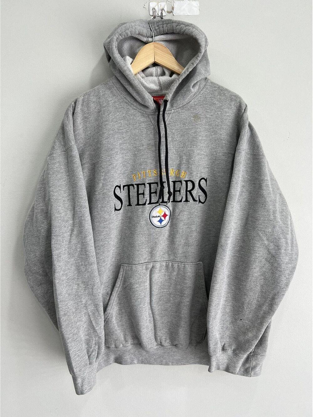 Vintage Pittsburgh Steelers Hoodie sweater xxl